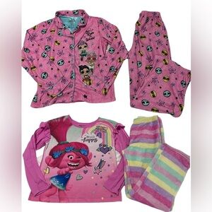 🔥Bundle of 2 🔥 Super cozy Girls PJs Set. Long Sleeve with Pants.